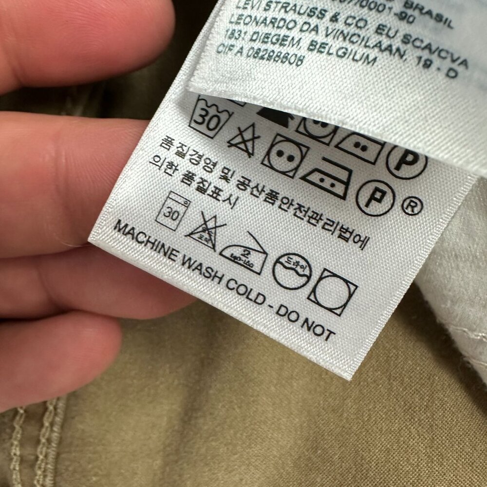 Levis 311 Shaping Skinny Jeans Womens Size 29 Tan Cotton Blend - Picture 6 of 8